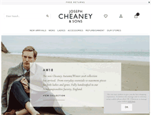 Tablet Screenshot of cheaney.co.uk
